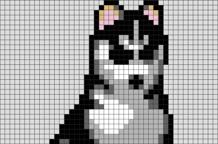 Рисунки по клеточкам собаки