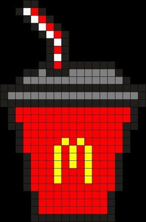 Рисунки по клеточкам лёгкие