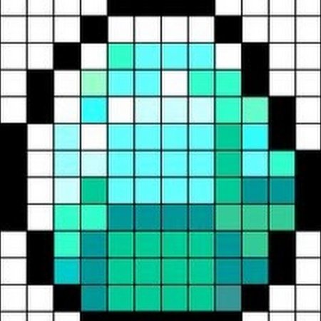 Рисунки по клеточкам майнкрафт
