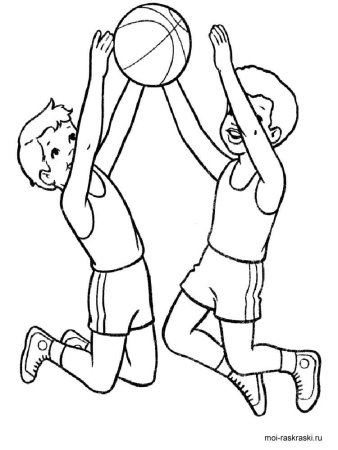 Спорт. Раскраска