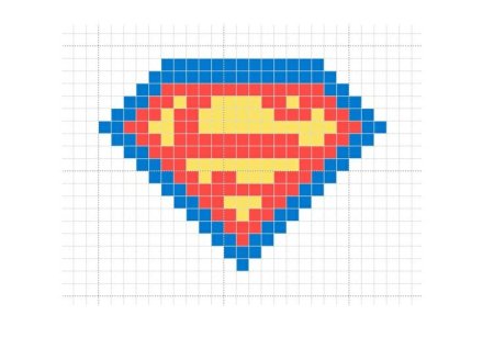 Значки по клеточкам в тетради