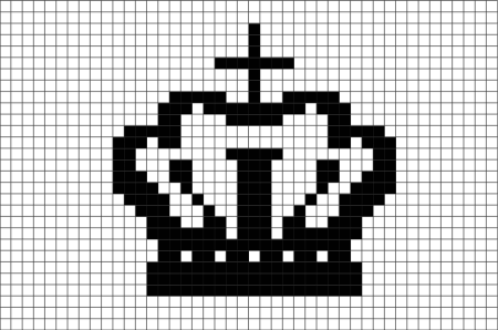 Значки по клеточкам в тетради