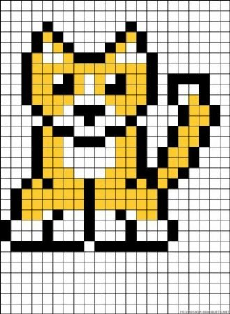 Животные по клеточкам маленькие