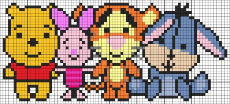 Рисунки по клеточкам девушки