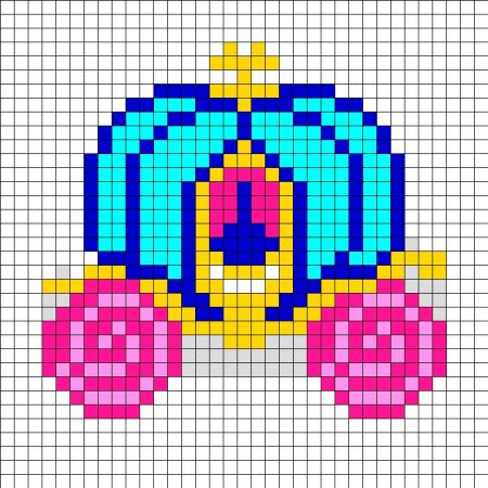 Русалка по клеткам