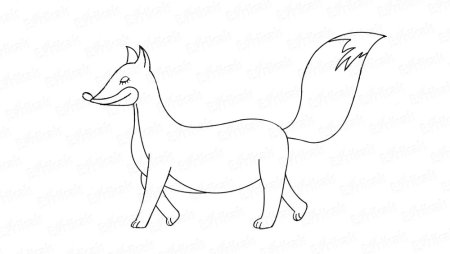 Лиса рисунок для детей