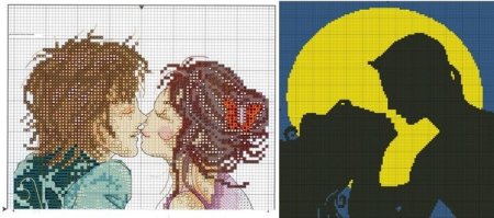 Поцелуй по клеточкам