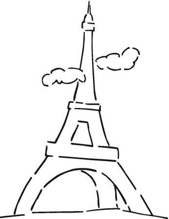 Как нарисовать Эйфелеву башню