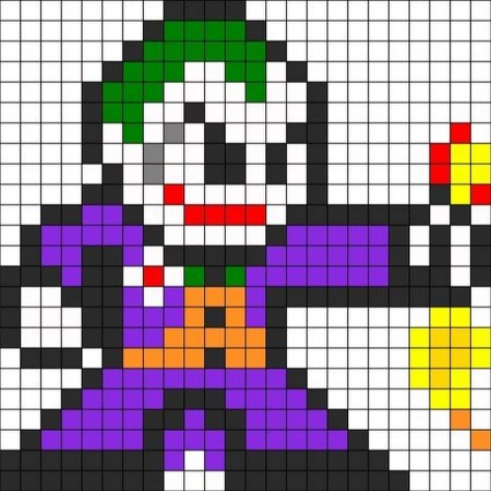 Рисование по клеточкам из игр