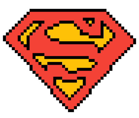 Пиксельный Супермен