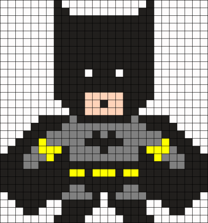 Бэтмен пиксель арт