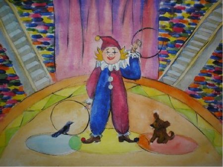 Рисование на тему цирк