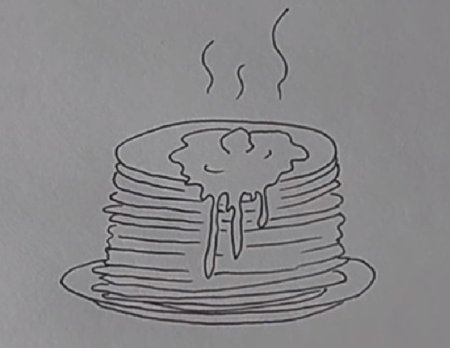 Рисование Масленица карандашами