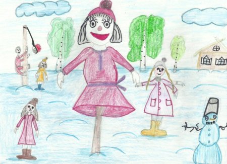 Масленица рисунок