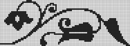 Узоры по клеточкам черно белые