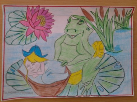 Рисунок к сказке Гадкий утенок