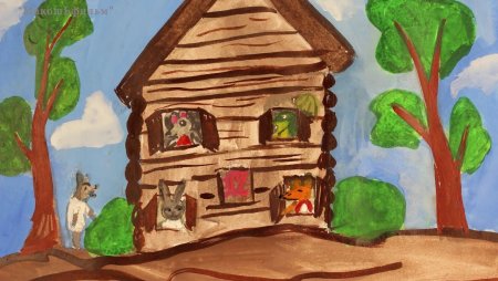 Рисование сказка Теремок