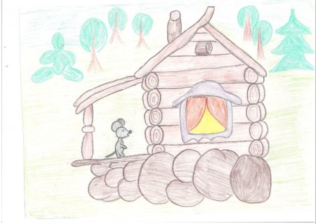 Рисование на тему Теремок