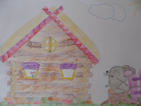 Теремок раскраска для детей