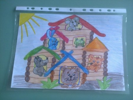 Сказочный домик-Теремок средняя группа