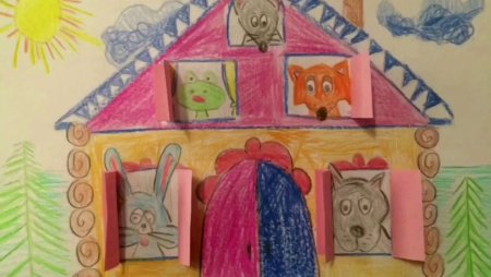 Избушка рисунок