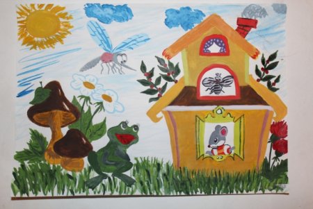 Рисование сказочный Терем