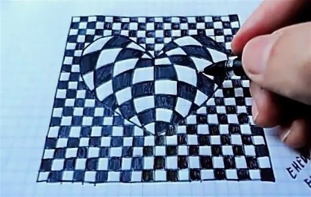 Рисование оптических иллюзий