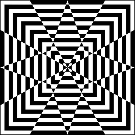 Оптические иллюзии на бумаге