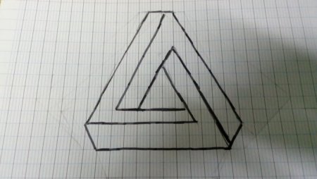 Объёмные рисунки по клеточкам