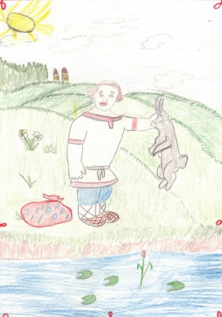 Сказка о попе рисунок