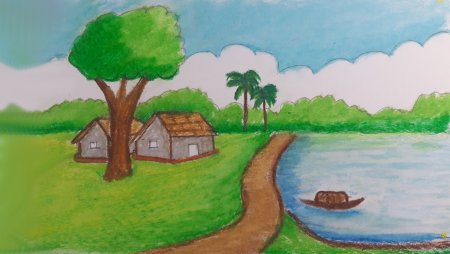 Пейзаж природы легкий