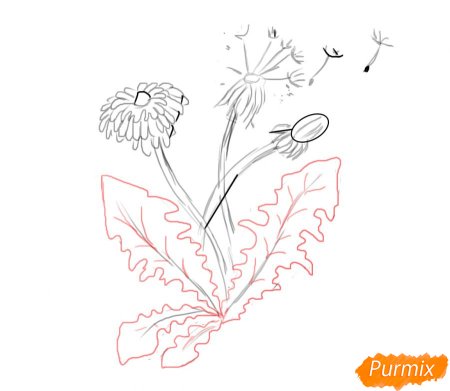 «Мать-и-мачеха» рисование тычками