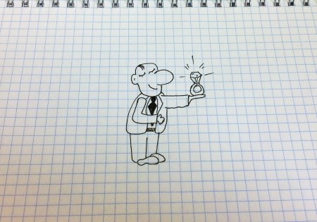 Рисунок ручкой легкий