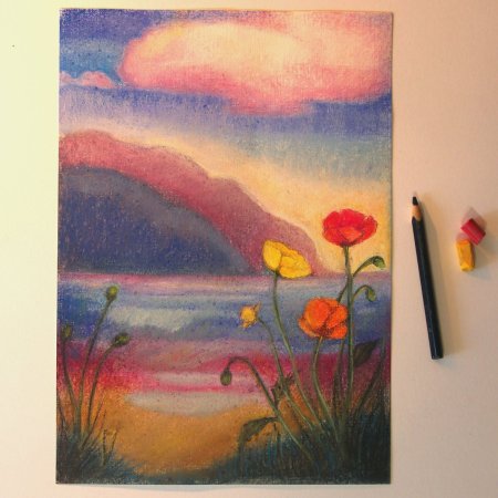 Рисунки пастелью для начинающих