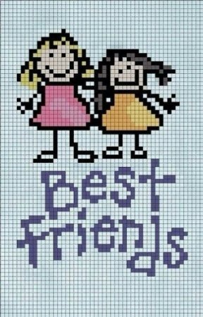 Рисунки в клеточку подруги