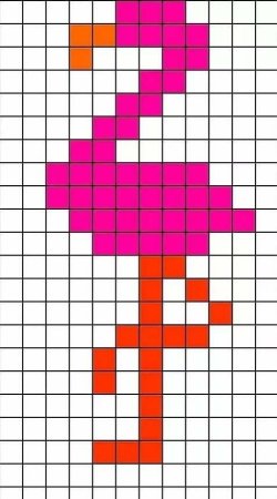 Рисование по клеточкам любовь