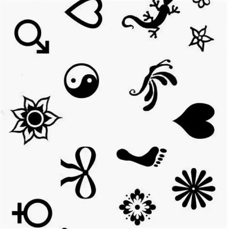 Лёгкие тату