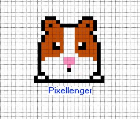 Рисование по клеточкам Единорог