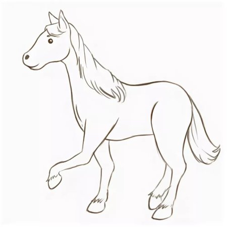 Лошадка рисование для детей