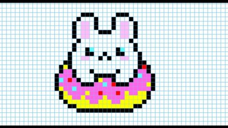 Рисование по клеткам кошка