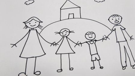 Рисунок семьи легко