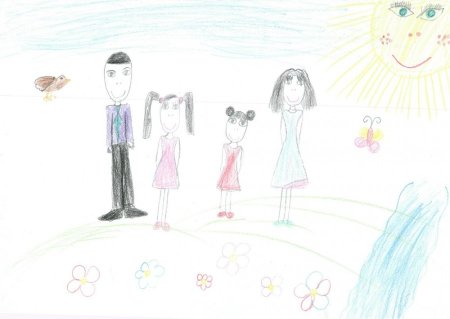 Рисование как я с мамой иду из детского сада