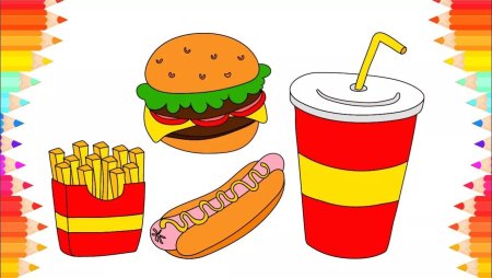 Красивое мороженое для срисовки