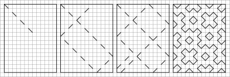 Рисование по клеточкам узоры