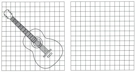 Рисунки в тетрадке в клетку