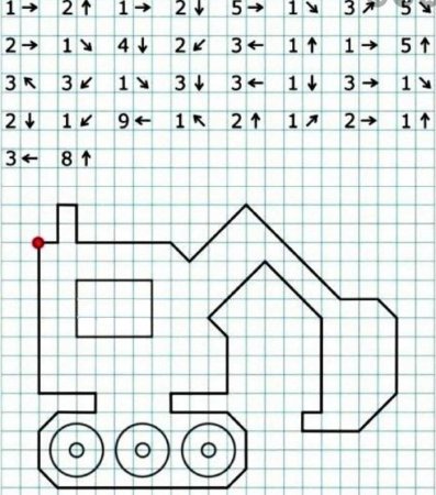 Графические диктанты для детей 6 — 7 лет