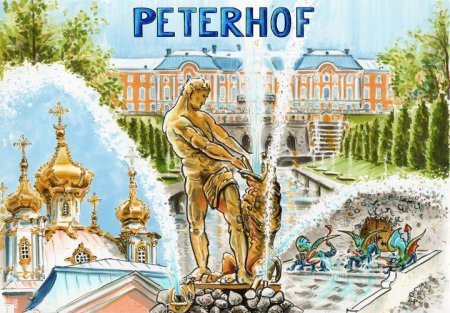 Наброски фонтана Треви