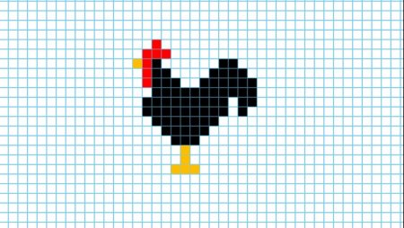 Рисунки по клеточкам лёгкие
