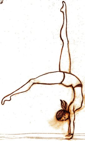 Рисунок на тему гимнастика