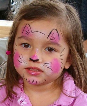 Аквагрим Хелло Китти